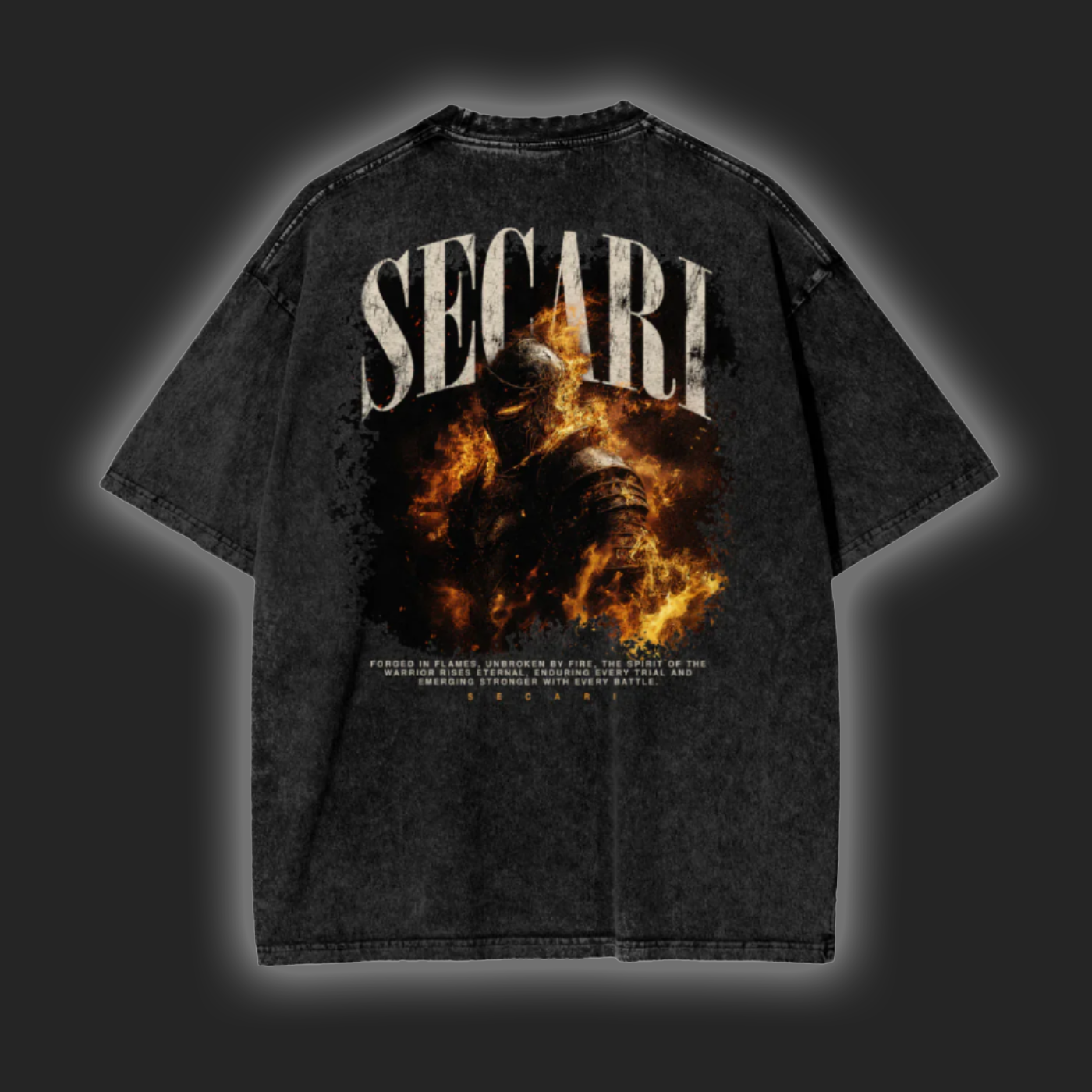 "Forged in Flames" - Oversized Pump Cover